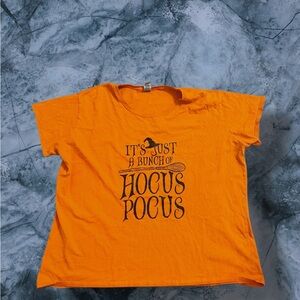 Hocus Pocus Halloween Graphic‎ Tee Women’s 3XL Orange
